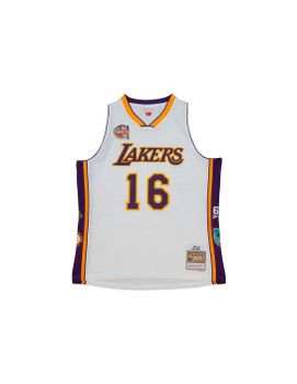 Camiseta de baloncesto Mitchell and Ness Lakers Pau Gasol
