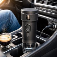cafetera espresso portatil cafetera de viaje dc12v para auto y camping compatible con capsulas nespresso preparacion en frio y caliente