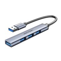 vention ckohb hub 1xusb 303xusb 20 aluminio gris