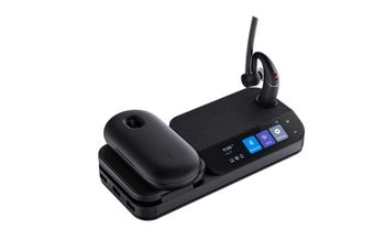 Yealink BH71-WORKSTATION-PRO auricular y casco Auriculares Inalámbrico Dentro de oído Oficina/Centro de llamadas Bluetooth Base de carga Negro