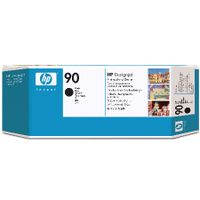 hp 90 original black printhead and printehead cleaner c5054a