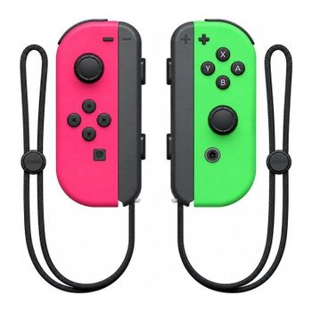 Mando Inalámbrico Blossom Rosa y Verde Nintendo Switch con Pulseras