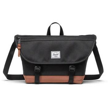 Herschel Bandolera Cove Small Messenger Black/Saddle Brown para hombre