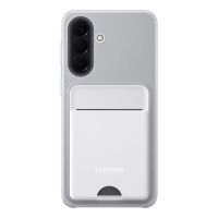 funda para movil samsung ef-oa576tjegww cartera gris claro con bolsillo para galaxy a57 5g