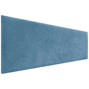 Dhome Cabecero Azul 140cm Acabado Toalla Soft Tapizado Liso 4cm Grosor 70 Alto Tejido Suave Para Pared Acústicos Cabeceros Absorbentes (140cm, 4cm - 70 Al. - Azul)