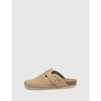 Autenti Zuecos ZUECO 13854 TAUPE para mujer