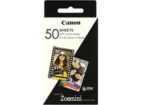 papel fotografico - canon 3215c002 para zoemini adhesivo 50 impresiones blanco