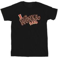 willy wonka camiseta bar logo para nina