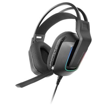 Mars Gaming MH-STRIKE Auriculares Ergonómicos FRGB Rainbow Drivers Neodimio 50mm Micrófono Negros
