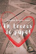 en trozos de papel