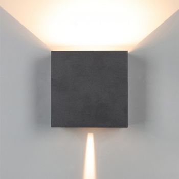 Aplique de exterior led davos xl 3000k (2x10w)