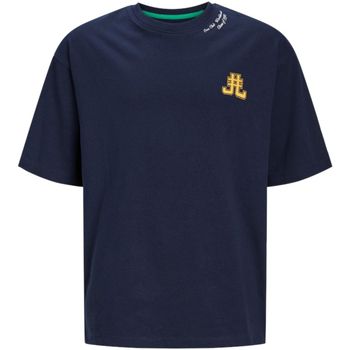 Jack & Jones Camiseta 12257431 JORCOLE BACK PRINT TEE SS VOLUME MNI NAVY BLAZER para niño