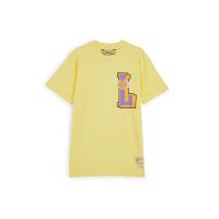 camiseta lakers big l - mitchell  ness en amarillo
