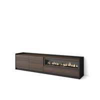 mueble tv malaga-02 con chimenea para salon moderno
