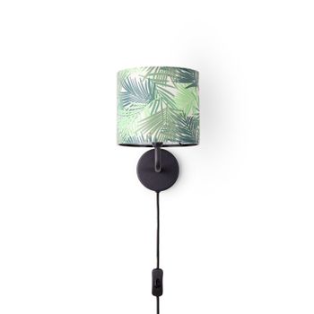 Aplique de pared Elio verde oscuro