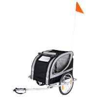 no limit doggy liner paris de luxe dog bike trailer - 148 x 90 x 88cm l x w x h