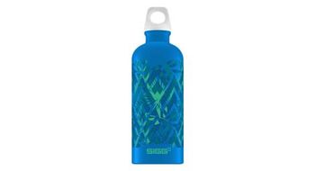 Petaca sigg design florid azul electrico touch 0 6l