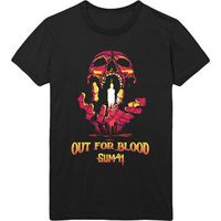sum 41 tops y camisetas out for blood para mujer