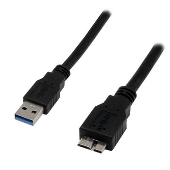 Cable USB 3.0 MCL 1,8 m Micro-USB B a USB A Negro