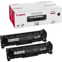 cartucho de toner canon 718 negro 2 unidades 3400 paginas