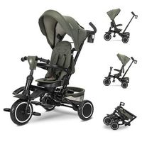triciclo de plegado compacto freccia con asiento giratorio 360 hasta 25 kg de lorelli - green