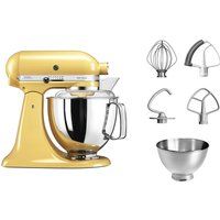 kitchenaid artisan 5ksm175psbmy stand mixer - majestic yellow yellow