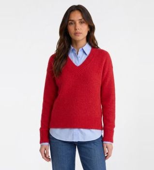 Weekend Max Mara para mujer. 2625366162600 Jersey de Punto Visita rojo (S), Casual, Alpaca