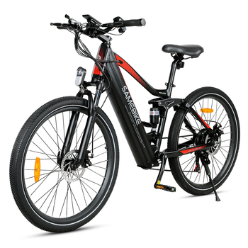 Bicicleta Eléctrica Samebike Xd26-ii 48v 14ah Shimano De 7 Velocidades - Negra