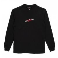camiseta manga larga jordan flight essentials 85 - negra