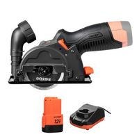 dnipro-m mini amoladora inalambrica 12v brushless ct-12bc disco 76mm 20000 rpm metal y madera bateria 2ah  cargador  ct-12bc