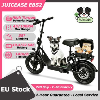 Patinete Eléctrico ATSANT EBS2 Ultra para Adultos, Motor de Alto Rendimiento con Asiento, Batería de Alta Capacidad de 54.6V 22.5Ah, 100KM de Autonomía, Patinete Eléctrico de 14 Pulgadas con Caja de