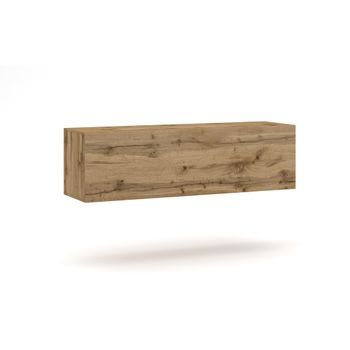 Pequeño Mueble De Almacenamiento Colgante Never En Roble Wotan 140cm