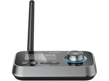 Adaptador Bluetooth - Hama 00205322, Transmisor y Receptor Bluetooth, Rango 10 m, Negro