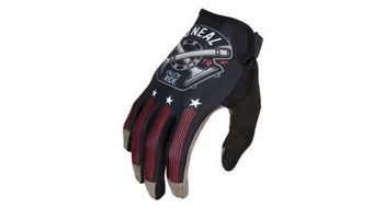 Guantes largos o neal mayhem v 23 negro   blanco   rojo