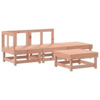 juego de muebles de jardin 4 pzas madera maciza abeto douglas cfw265133