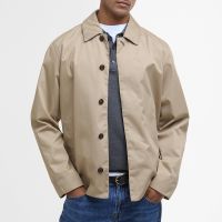 barbour short rokig waterproof canvas jacket - l