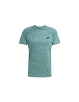 camiseta de fitness adidas gym hombre azul