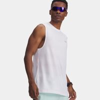 under armour velociti  camiseta de running hombres-blanco plateado
