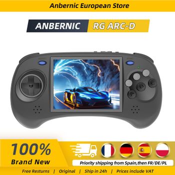 Consola de Juegos Retro Anbernic RG ARC-D, Sistema Operativo Dual Android 11/Linux, WiFi 5G, Bluetooth 4.2, Salida HD-TV, Reproductor de Juegos Portátil, Compatible con Transmisión Moonlight