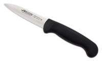 cuchillo mondador de acero inoxidable nitrum de 80 mm mango negro