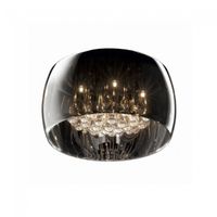 plafon de techo crystal 5 luces