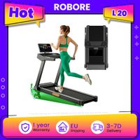 caminadora robore l20rmotor de 35hp carga maxima de 180 kgrinclinacion ajustable del 15 velocidad maxima de 14 kmh cinta de correr de 40107 cm sensor led y de frecuencia cardiaca