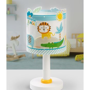 Lámpara De Mesa Infantil My Little Jungle Animales Jungla