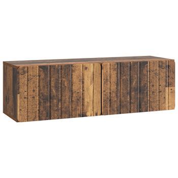 Mueble De Tv De Pared 98 X 31 X 30 Cm Madera Envejecida Vidaxl