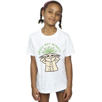 Disney Camiseta The Mandalorian Small But Mighty para niña