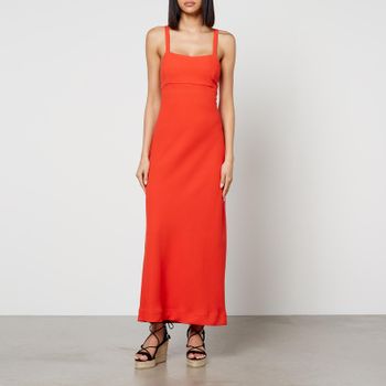 Rixo Brennan Wool-Cloqué Midi Dress - UK 8