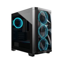 carcasa pc gaming red computer stardust mini black mini tower