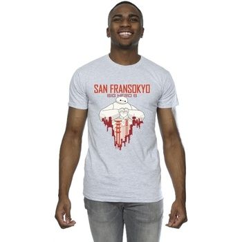 Disney Camiseta Big Hero 6 San Fransokyo para hombre