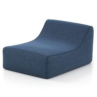 costway silla tumbona inflable sofa hinchable ergonomico perezoso con funda desmontable y base antideslizante sofa cama de aire portatil azul