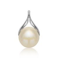 colgante perla de agua dulce 925 plata circonita